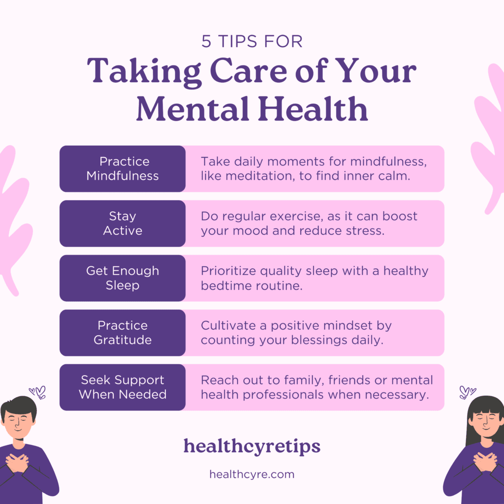 taking care of your mental health