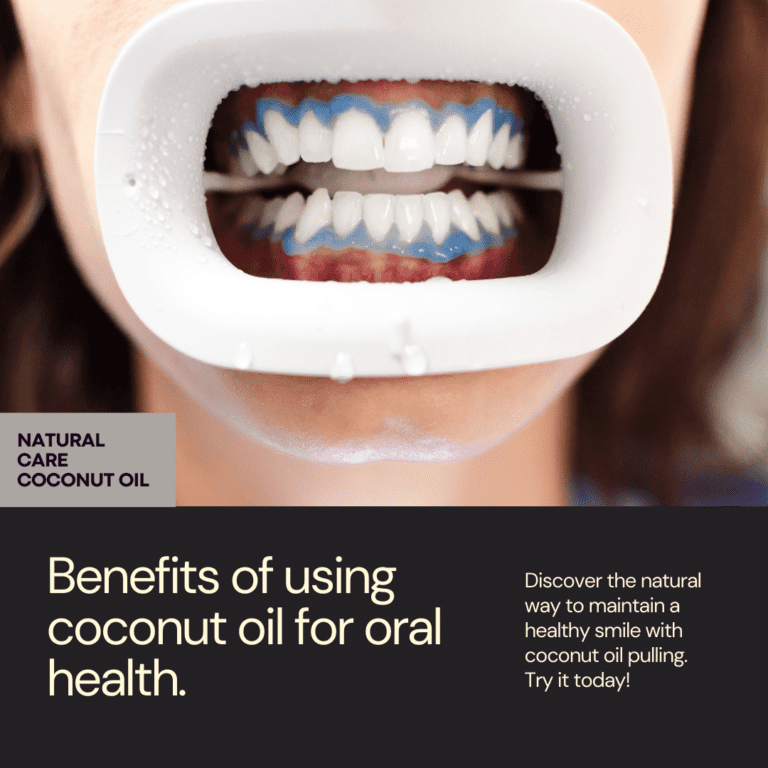 teeth coconut oil for oral health